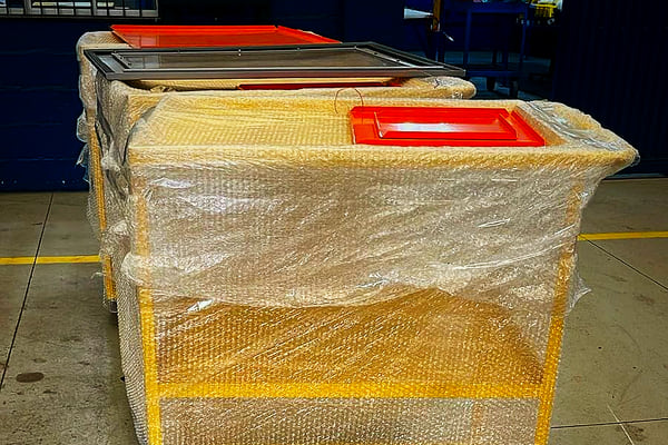 Caçamba fabricada em oficina própria